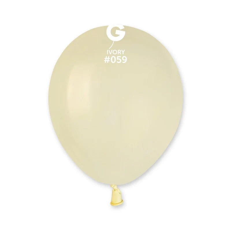 Butter Cream Ivory 12" Latex 50 Pack
