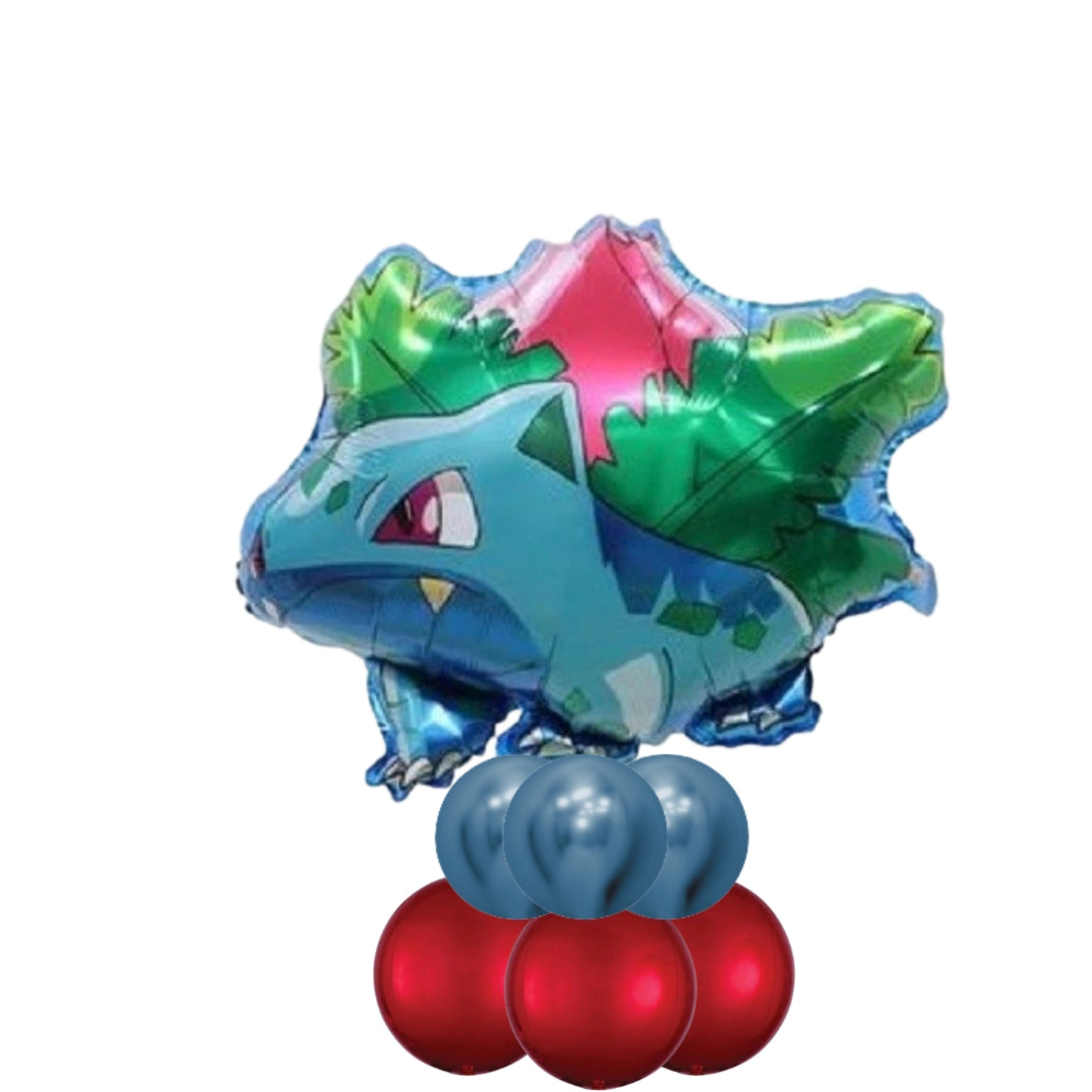 Inflated Pokemon Ivysaur Mini Balloon Table Centrepiece