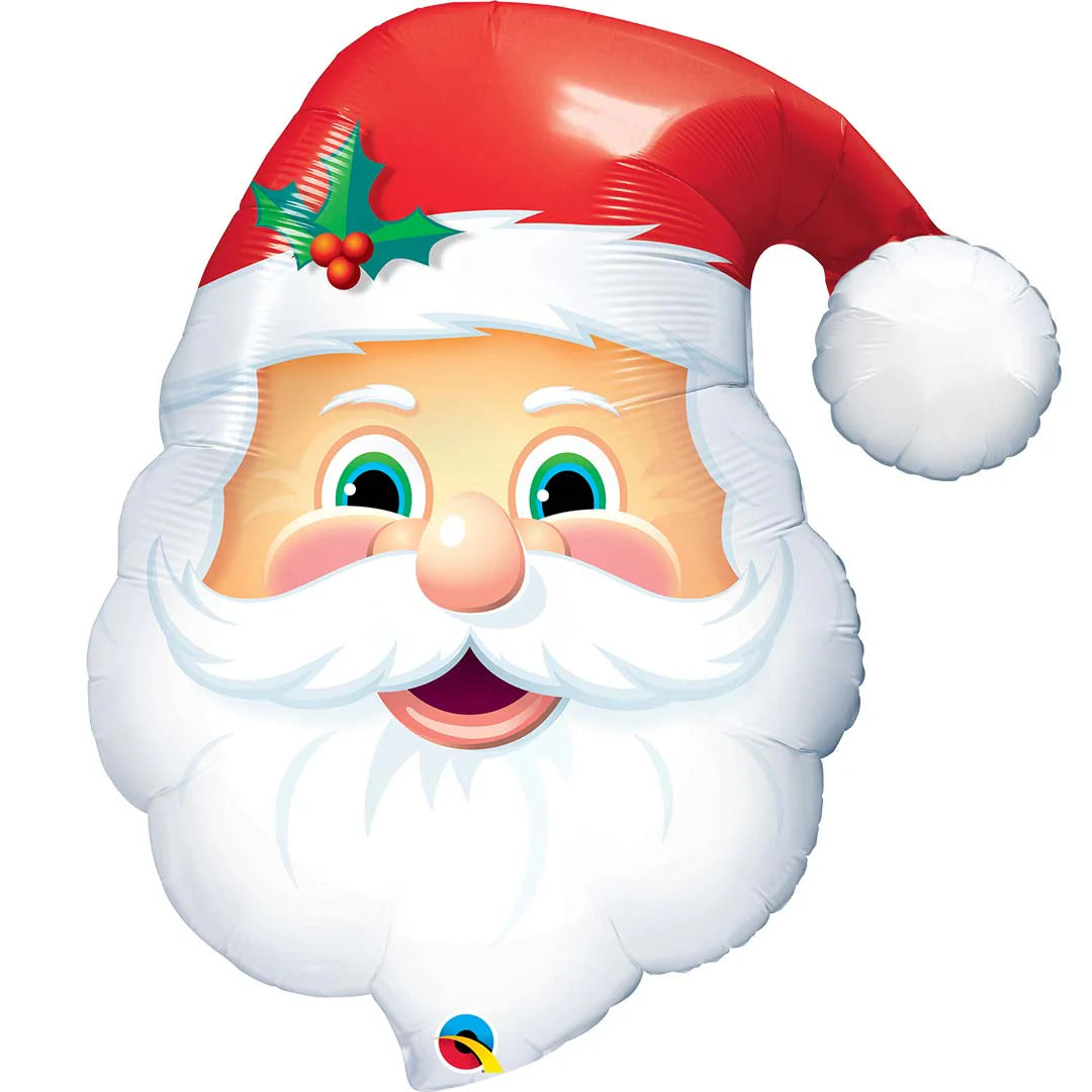 Jolly Santa Shape Foil Balloon