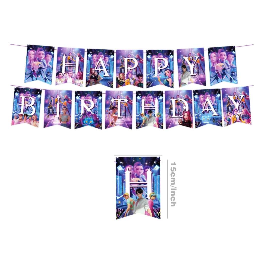 KPOP Birthday Banner - Eternity Party Express