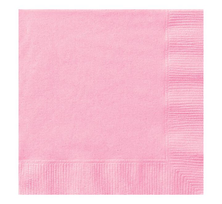 Lovely Pink Napkins 33cm