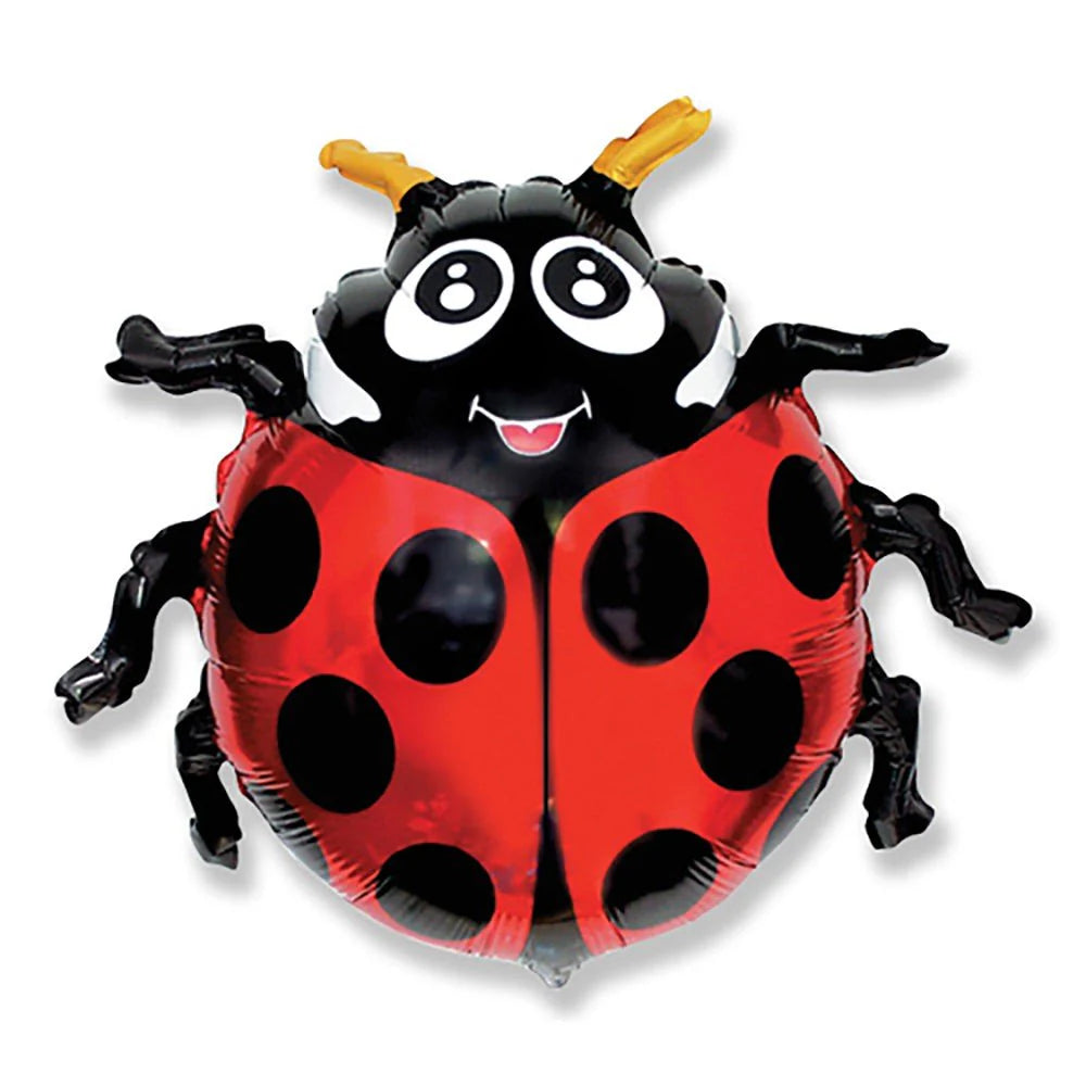 Ladybug Shaped Foil Balloon
