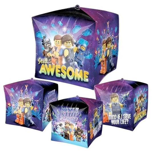 Lego Movie Cube Foil Balloon