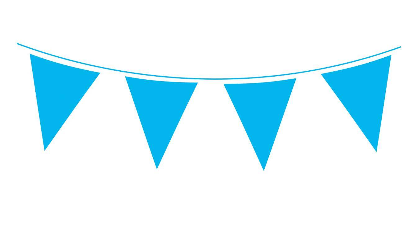 Light Blue Bunting - Eternity Party Express