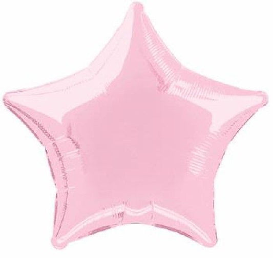 Light Pink Foil Star Balloon