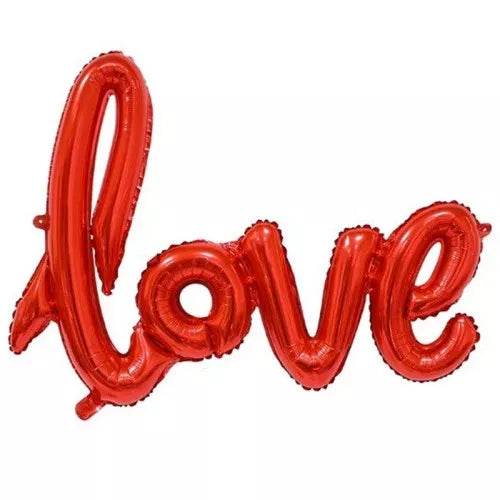 Love Script Phrase Red - Eternity Party Express