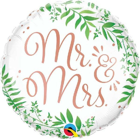 Mr & Mrs Foil Balloon