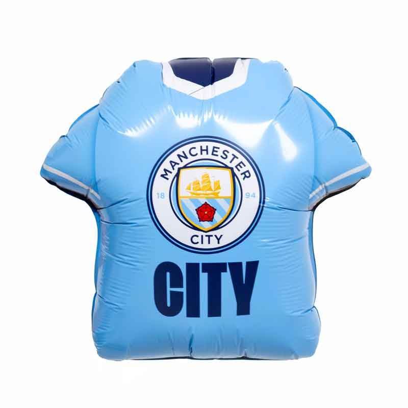 Manchester City FC Jersey Shaped Foil Balloon - Eternity Party Express