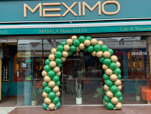 Meximo Resturant Tooting Grand Opening Outdoor Balloon Arch