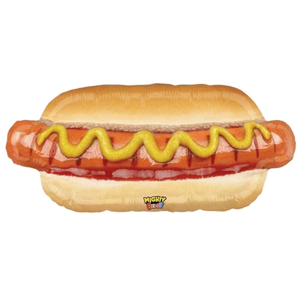 Mighty Hotdog Shape Foil Balloon