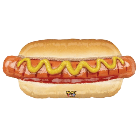Mighty Hotdog Shape Foil Balloon