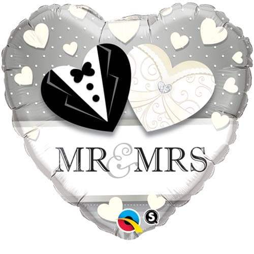 Mr & Mrs Foil Balloon
