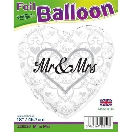 Mr & Mrs Foil Balloon