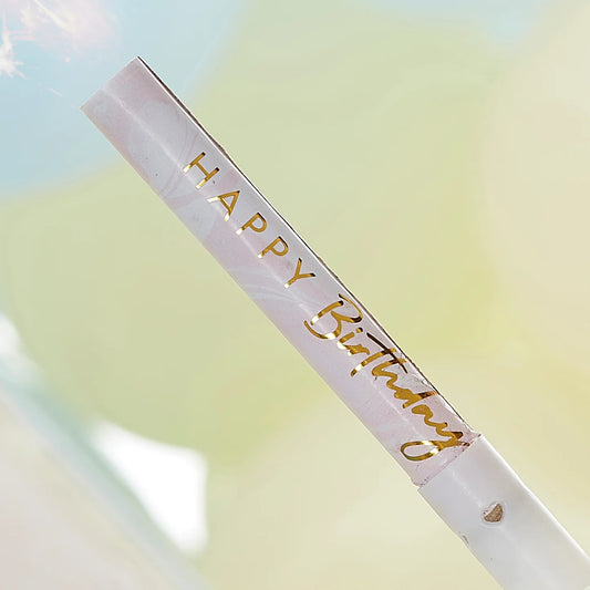 Musical Happy Birthday Sparkler Candle Fountain