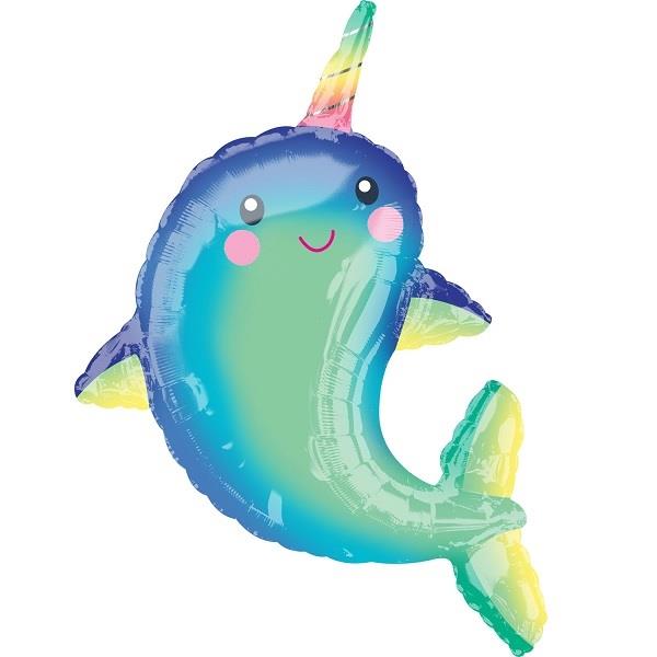 Narwhal Shape Balloons