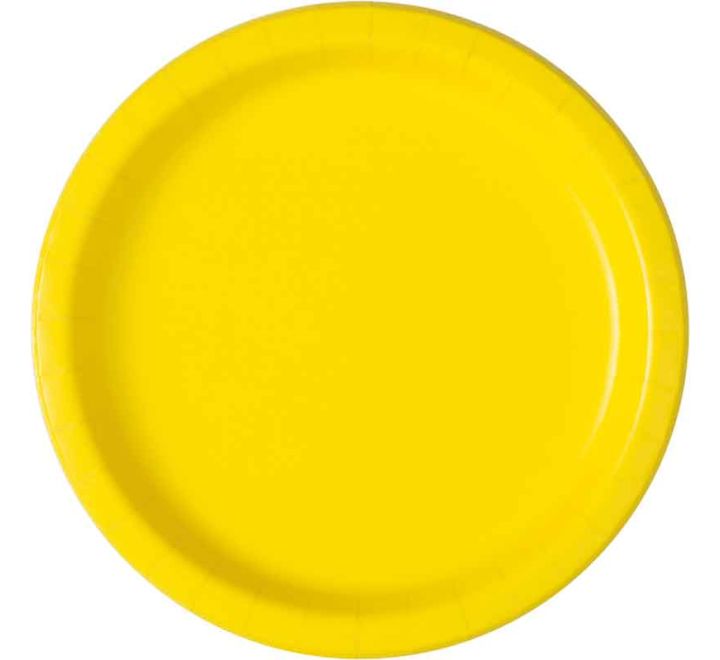 Yellow Plates 22cm