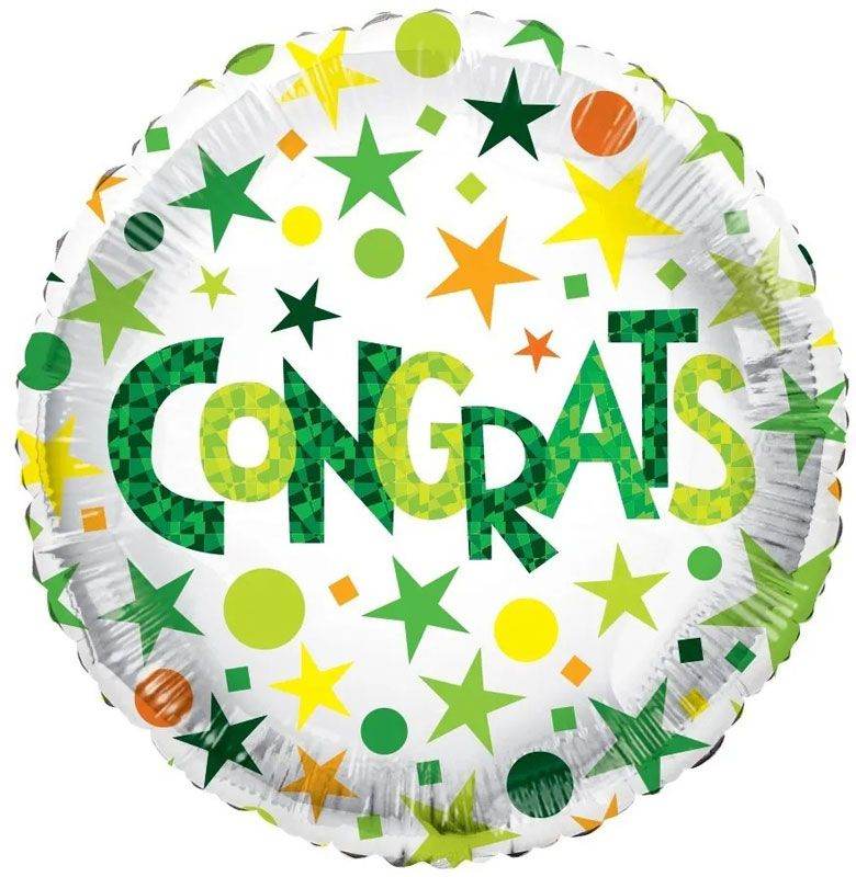 Congrats Foil Balloon - Eternity Party Express