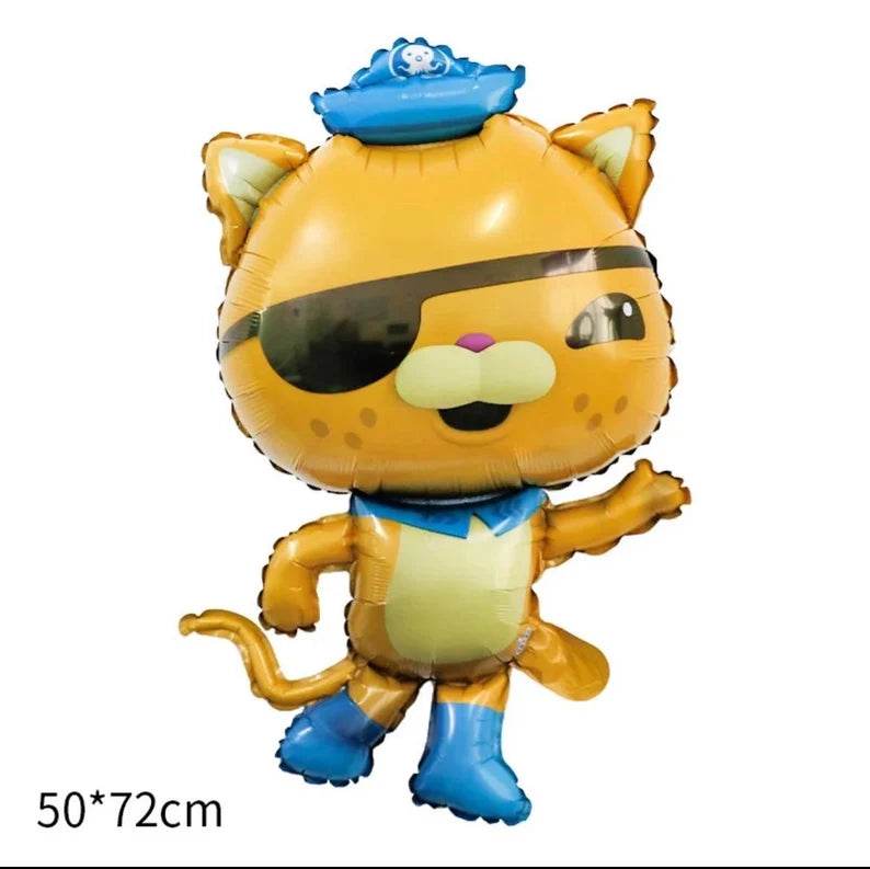 Octonauts Kwazii Kitten Shaped Foil Balloon - Eternity Party Express
