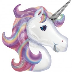 Unicorn Pastel Head Shape Balloon