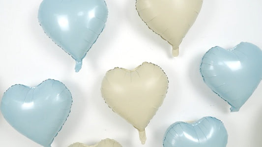 Satin Pastel Blue Heart