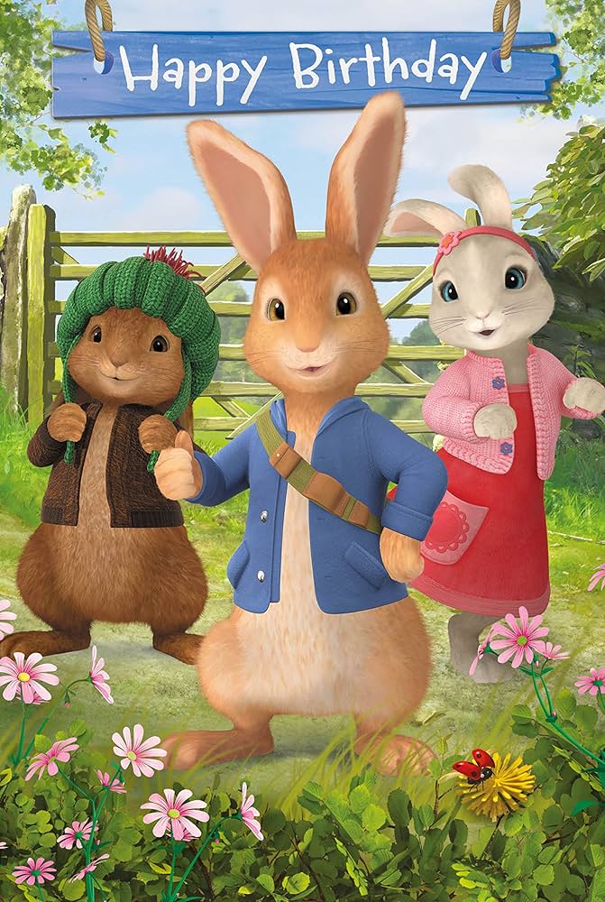 Peter Rabbit Birthday Greeting Card