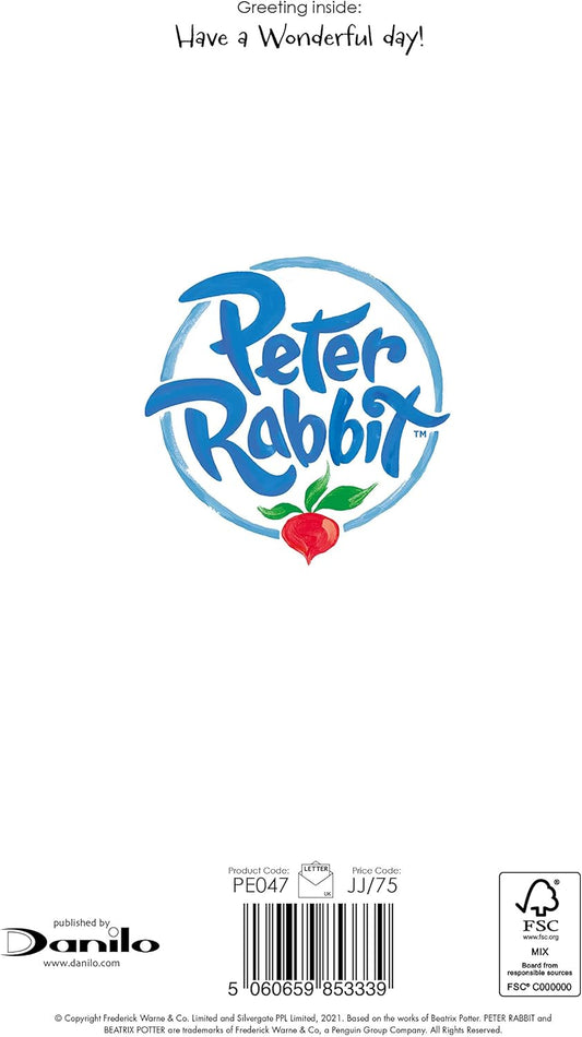 Peter Rabbit Birthday Greeting Card