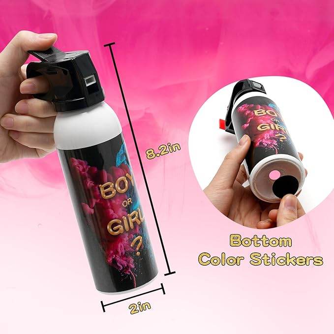 Gender Reveal Smoke Cannon, Fire Extinguisher Pink - Eternity Party Express