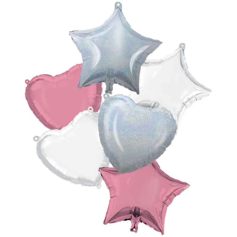 Pink White & Iridescent Bouquet
