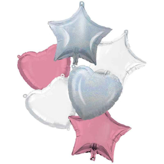 Pink White & Iridescent Bouquet