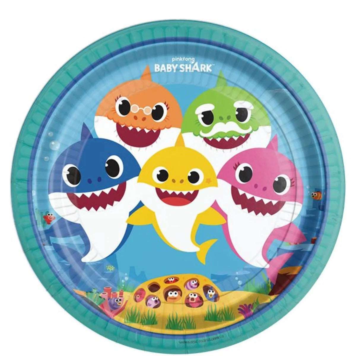 Baby Shark Plates