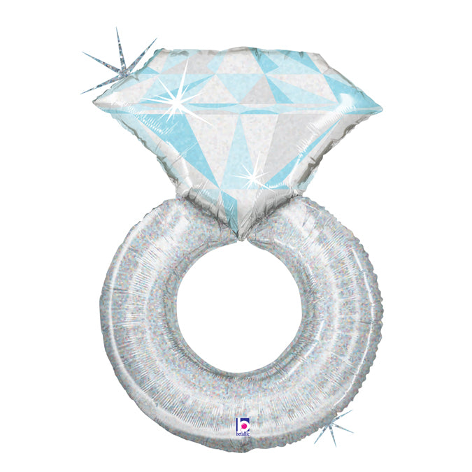 Platinum Ring Shaped Foil Balloon