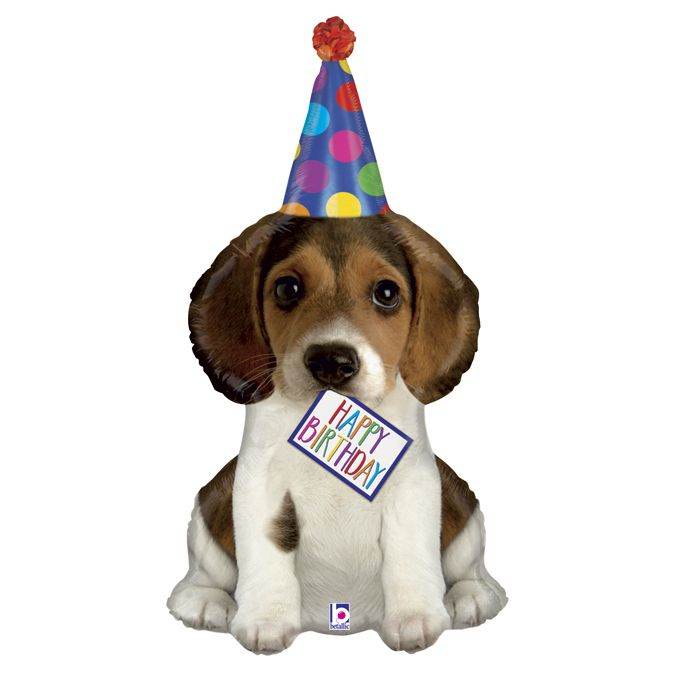 Puppy Happy Birthday Shape Foil Balloon - Eternity Party Express