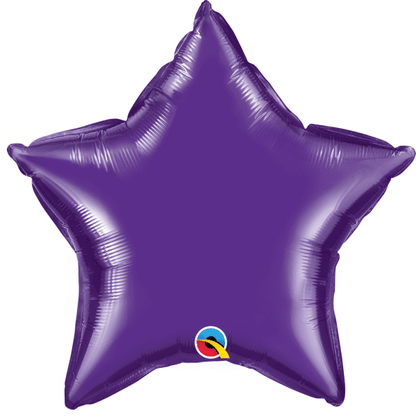 Purple Star Foil Balloons