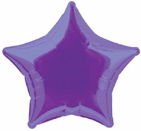Purple Foil Star Balloon