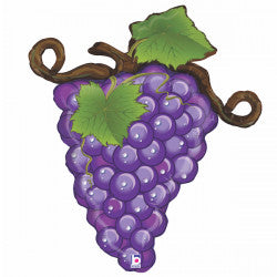 Purple Linky Grapes Shape Foil Balloon