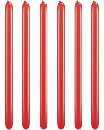 Red 260Q Long Latex Balloons 100 Pack