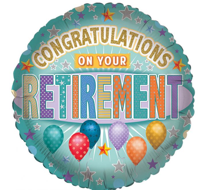 Retirement Foil Balloon