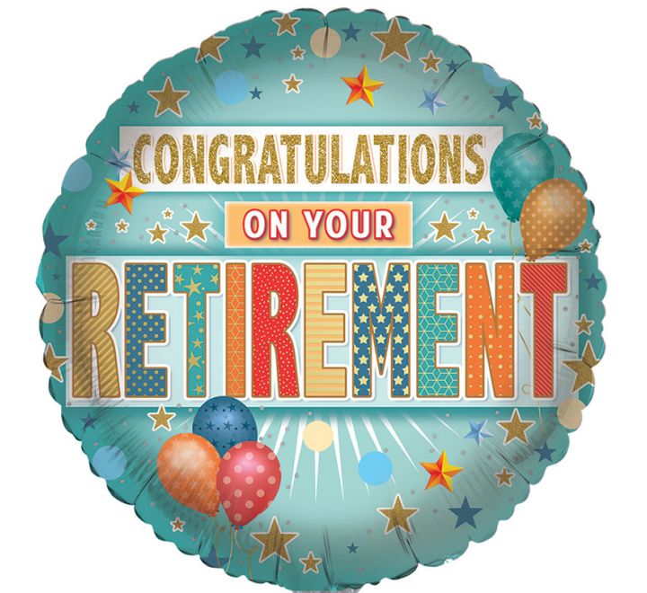Retirement Foil Balloon
