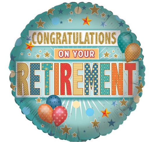 Retirement Foil Balloon