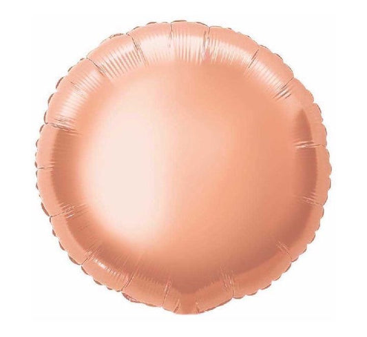 Rose Gold Round Foil Balloon