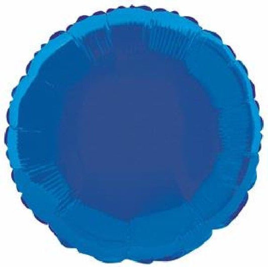 Royal Blue Round Foil Balloon