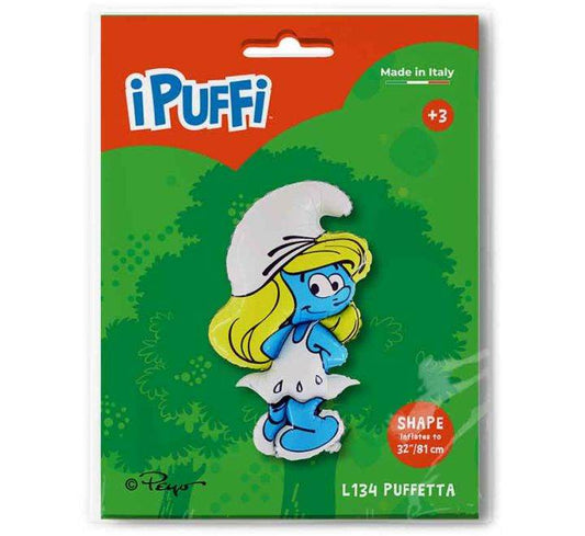 Smurfette Foil Balloon - Eternity Party Express