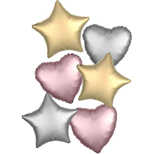 Satin Gold/Rose Gold/Silver Bouquet