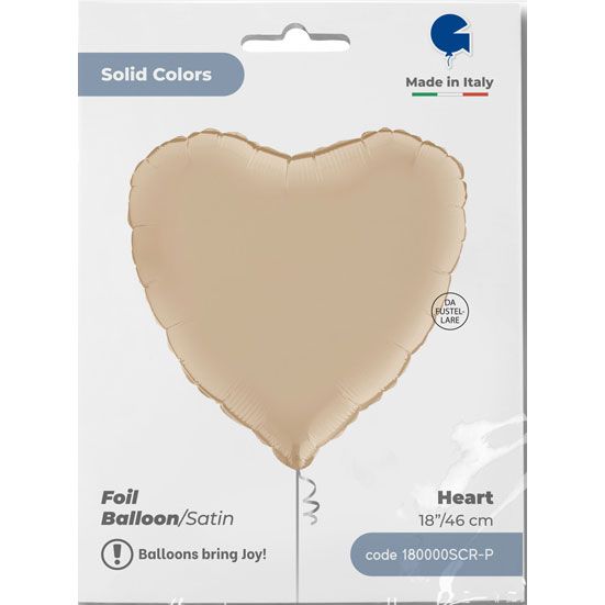 Satin Cream Heart