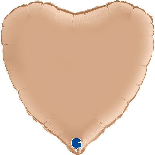 Satin Nude Heart