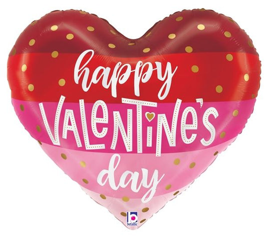Happy Valentines Day Jumbo Foil Balloon