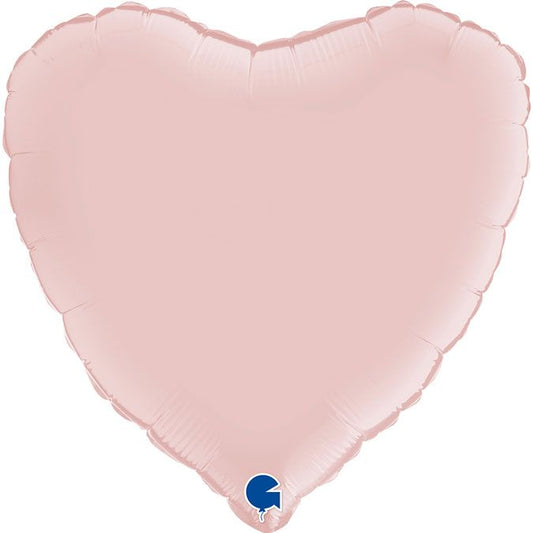 Satin Pastel Pink Heart