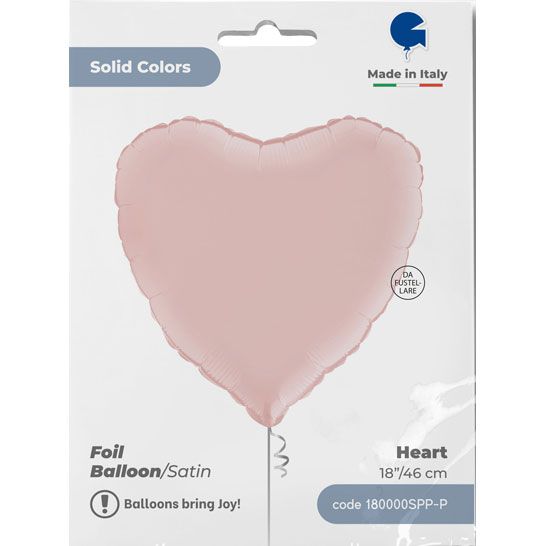 Satin Pastel Pink Heart