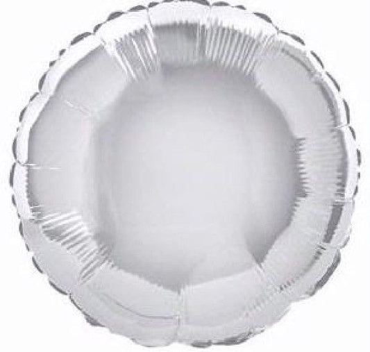 Siver Round Foil Balloon