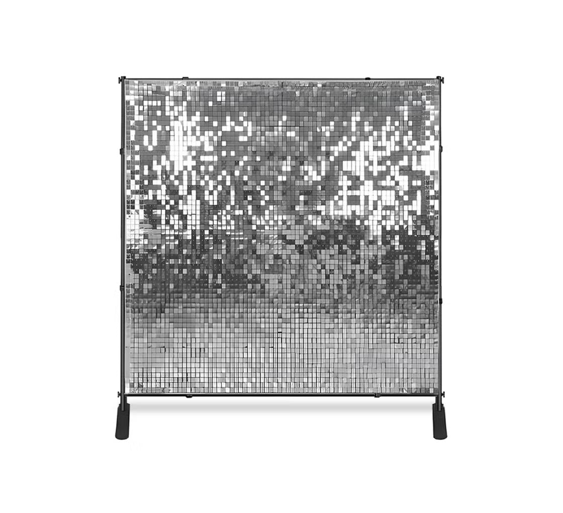 Silver Sequin Wall Panel HIRE ONLY NOT FOR SALE